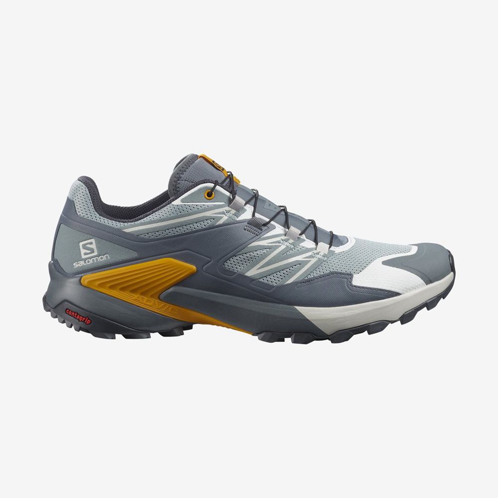 Chaussures De Trail Running Salomon Homme Gris Ardoise - Salomon WINGS SKY - France (6715-MYGTD)